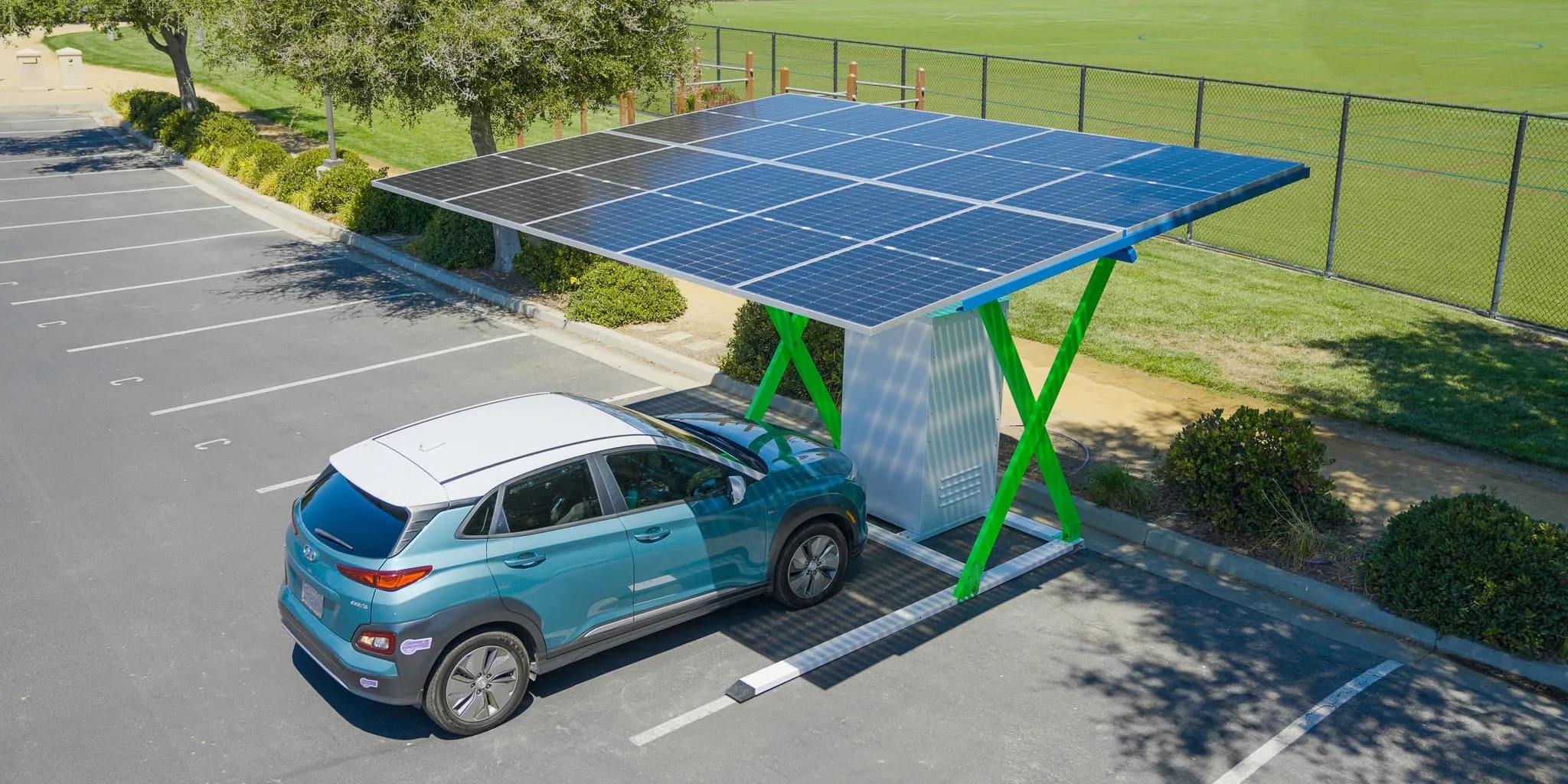 Solar Electric Car Charging Station For Home