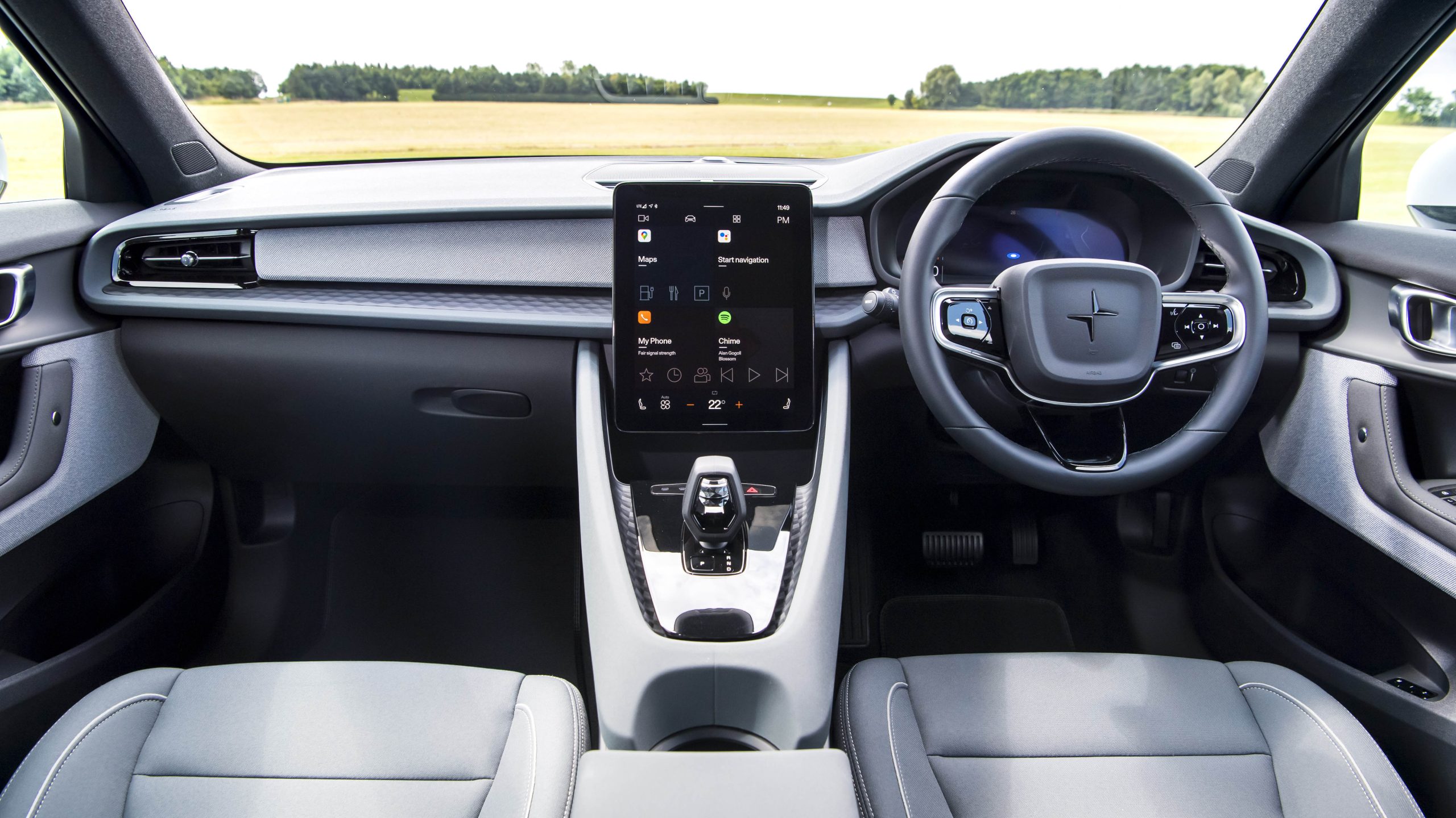 Polestar Electric Car Interior