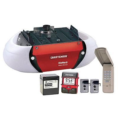 Craftsman 3/4 Hp Garage Door Opener With Battery Backup