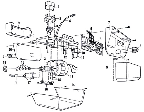 Craftsman Garage Door Opener Repair Parts