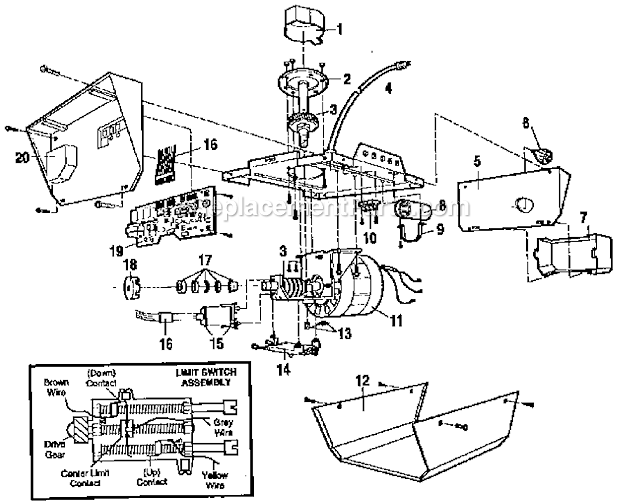 Parts Craftsman Garage Door Opener