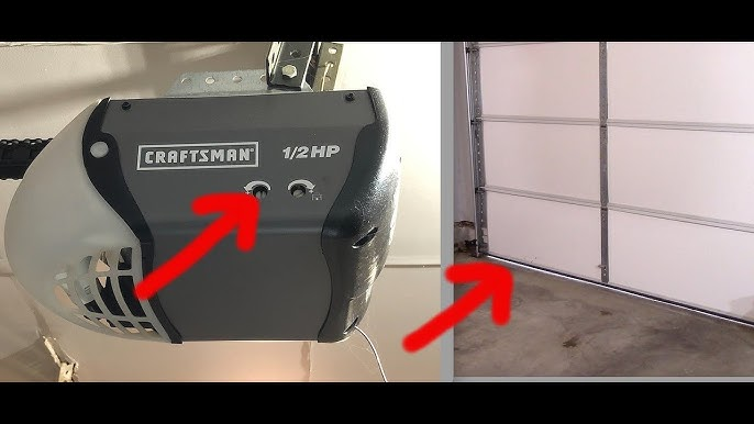 Craftsman Garage Door Opener Adjust Travel