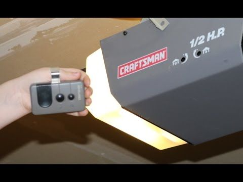 Craftsman Garage Door Opener Remote Sync