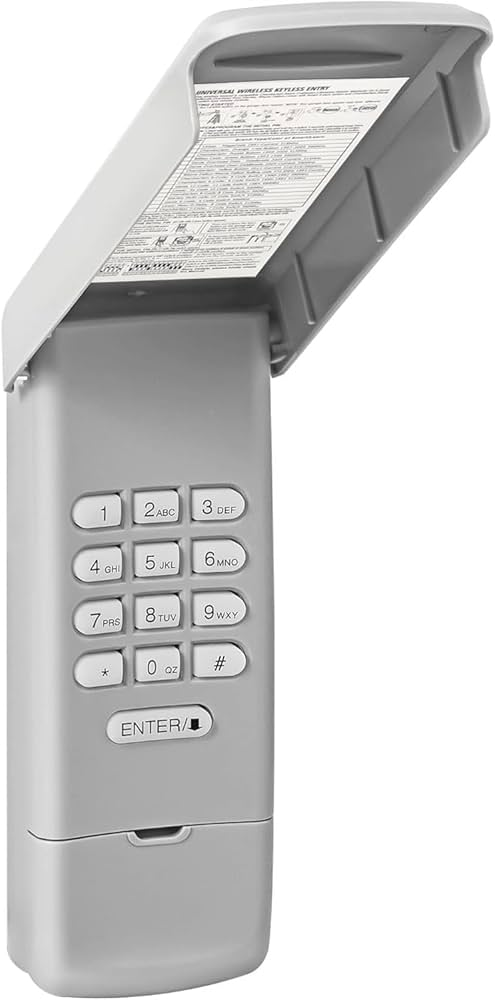 Craftsman Garage Door Opener Keypad Model