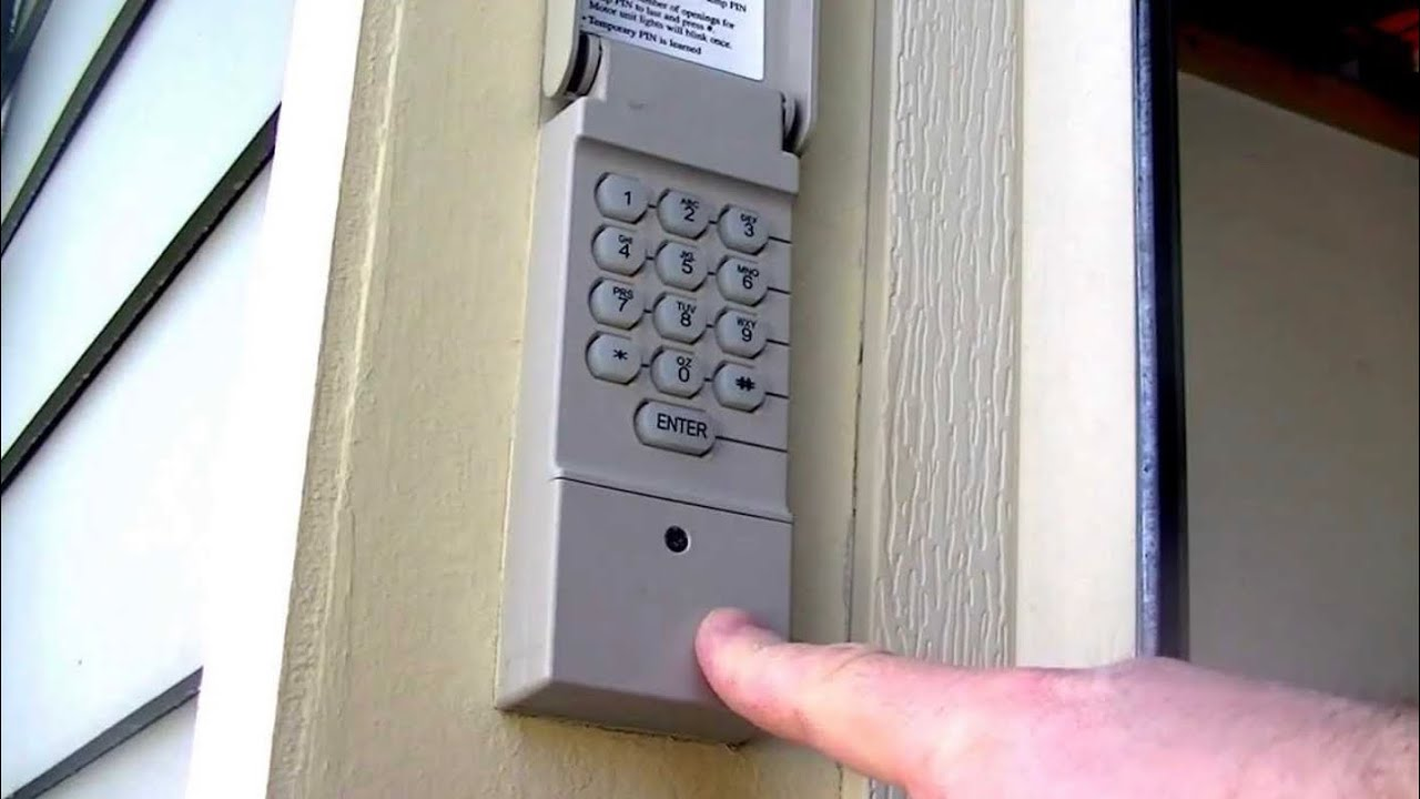 How To Program Craftsman Garage Door Opener Keypad