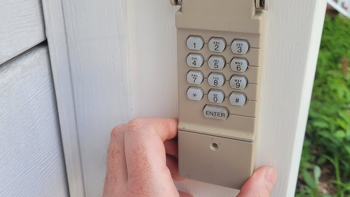 How To Fix Craftsman Garage Door Opener Keypad