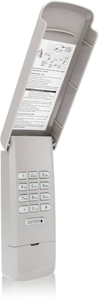 Craftsman Garage Door Opener Keypad Manual