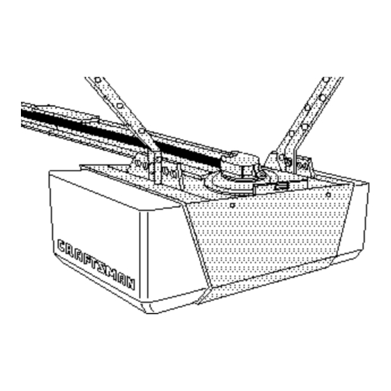 Craftsman 1/2 Hp Garage Door Opener Manual 41A5021-2E