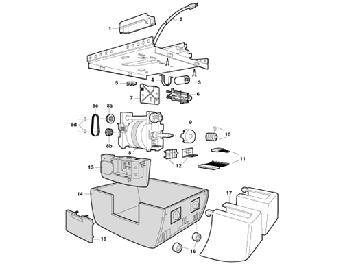 Replacement Parts For Craftsman 1 2 Hp Garage Door Opener