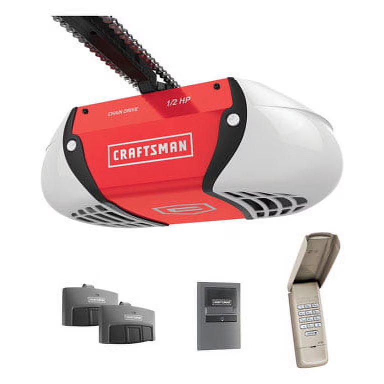 Craftsman 1/2 Hp Chain Cable Drive Garage Door Opener