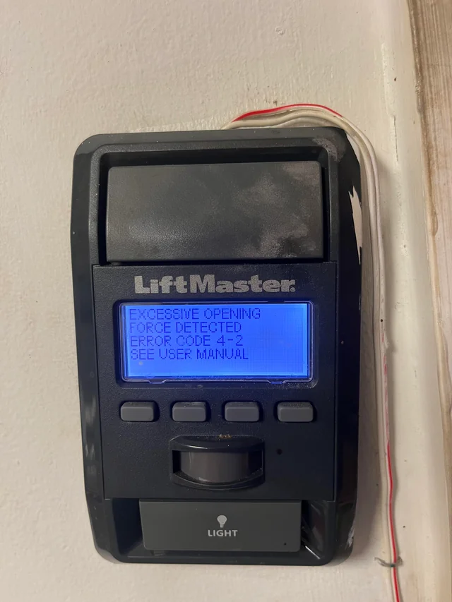 image 22 Craftsman Smart Garage Door Opener Excessive Force Error Code 4-2