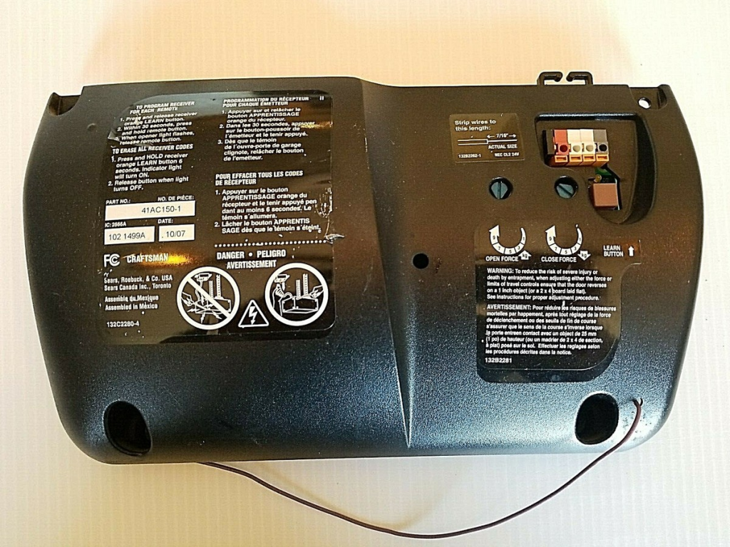 image 27 Curcuit Board For Garage Door Opener Craftsman 1/2 Hp