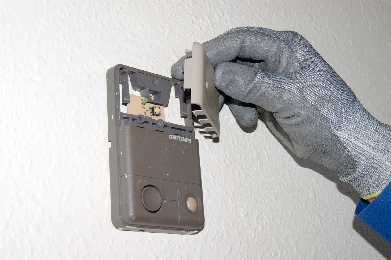 How To Open A Craftsman Wall Mounted Garage Door Opener