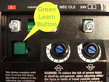 image 17 How To Program Craftsman Garage Door Opener Green Learn Button