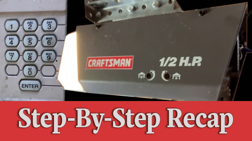 image 2 How To Reset Garage Door Opener With Red Button Craftsman