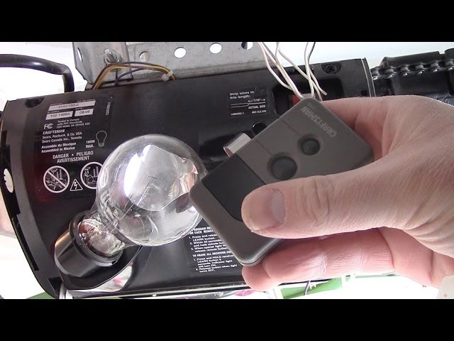 Learn Button Does Not Work On Craftsman Garage Door Opener