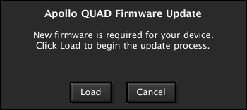 uad ソフトウェア アップデート