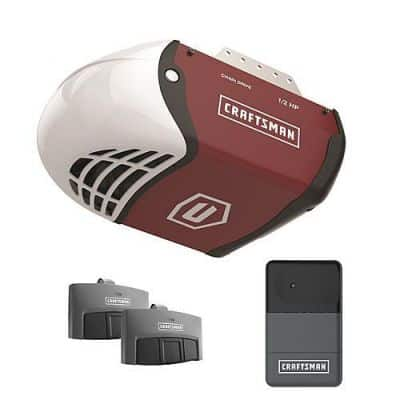 Manual Craftsman Garage Door Opener 1 2 Hp Chain Drive